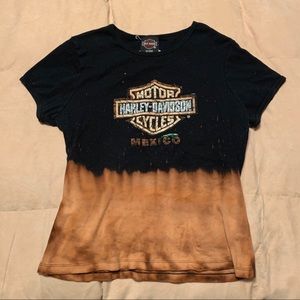 Bleach Dipped Harley Tee